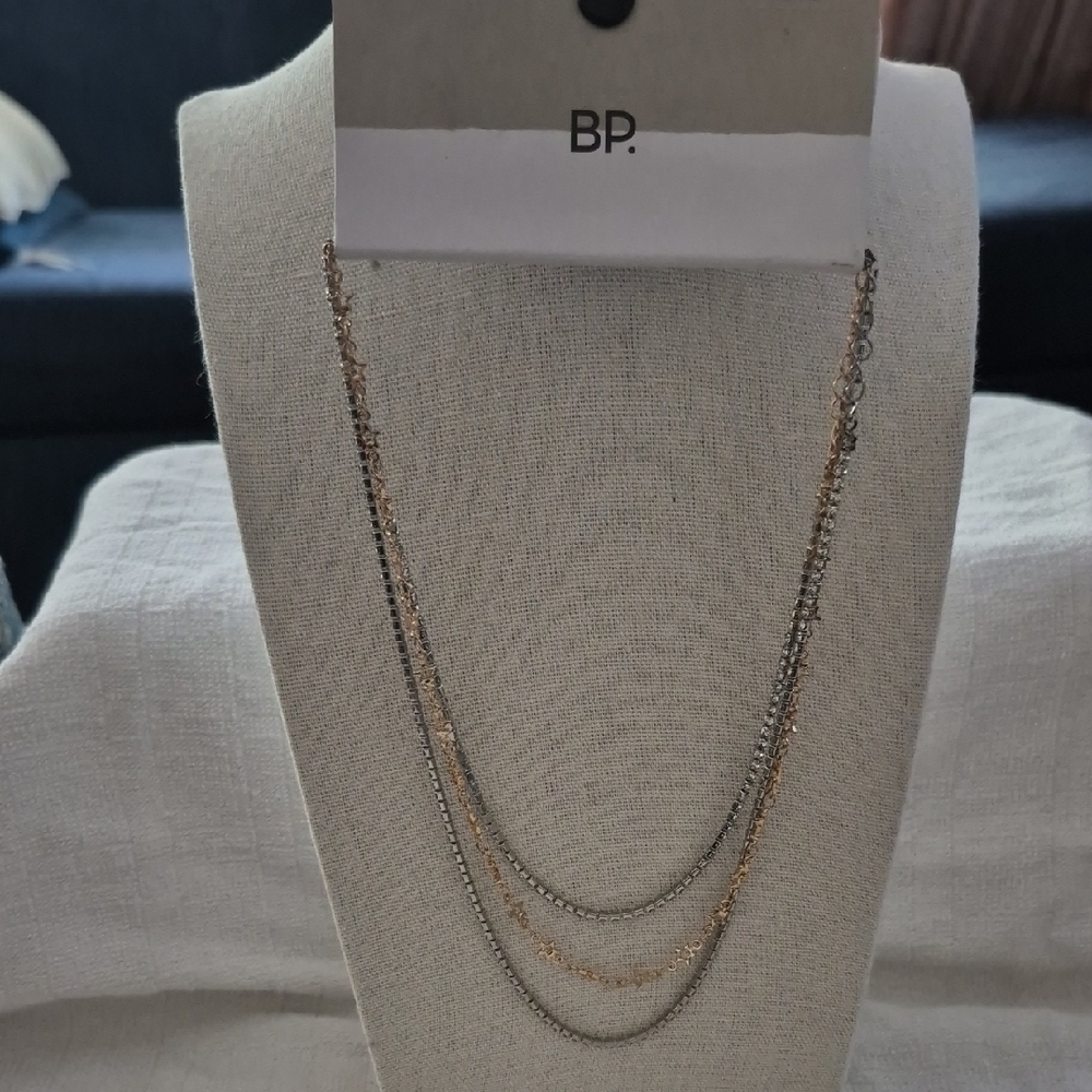 Nordstrom BP Two-Tone Gold and Silver Necklace